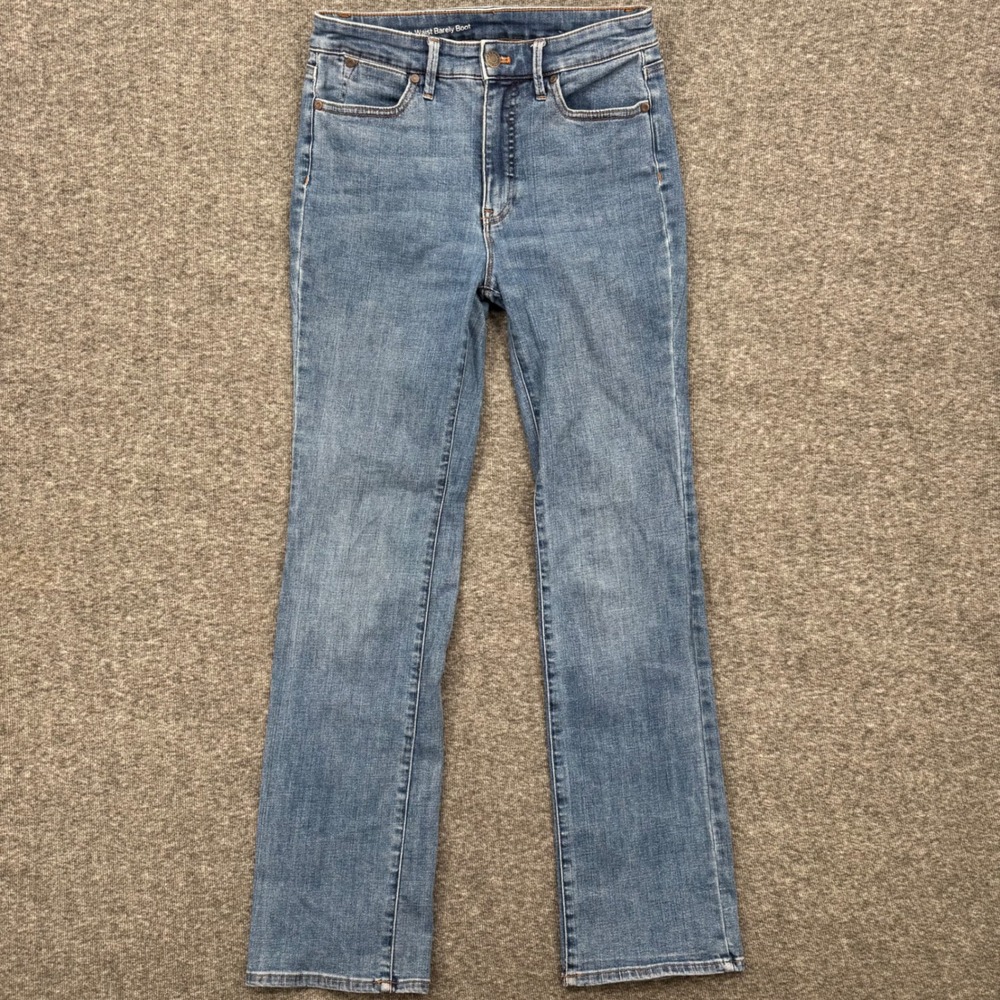 Talbots Flawless High-Waist Barely‎ Boot Jeans Womens 2 Blue Medium Wash Denim